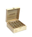 Caja de madera c/logo doTERRA (Wooden box) Capacidad para 25 aceites de 5 ó 15 ml, - AAceites Esenciales